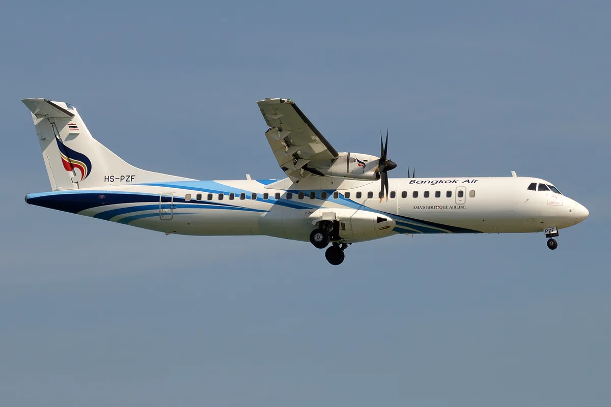 ATR 72-600 della Bangkok Airways, unica compagnia con voli diretti da Bangkok a Koh Samui