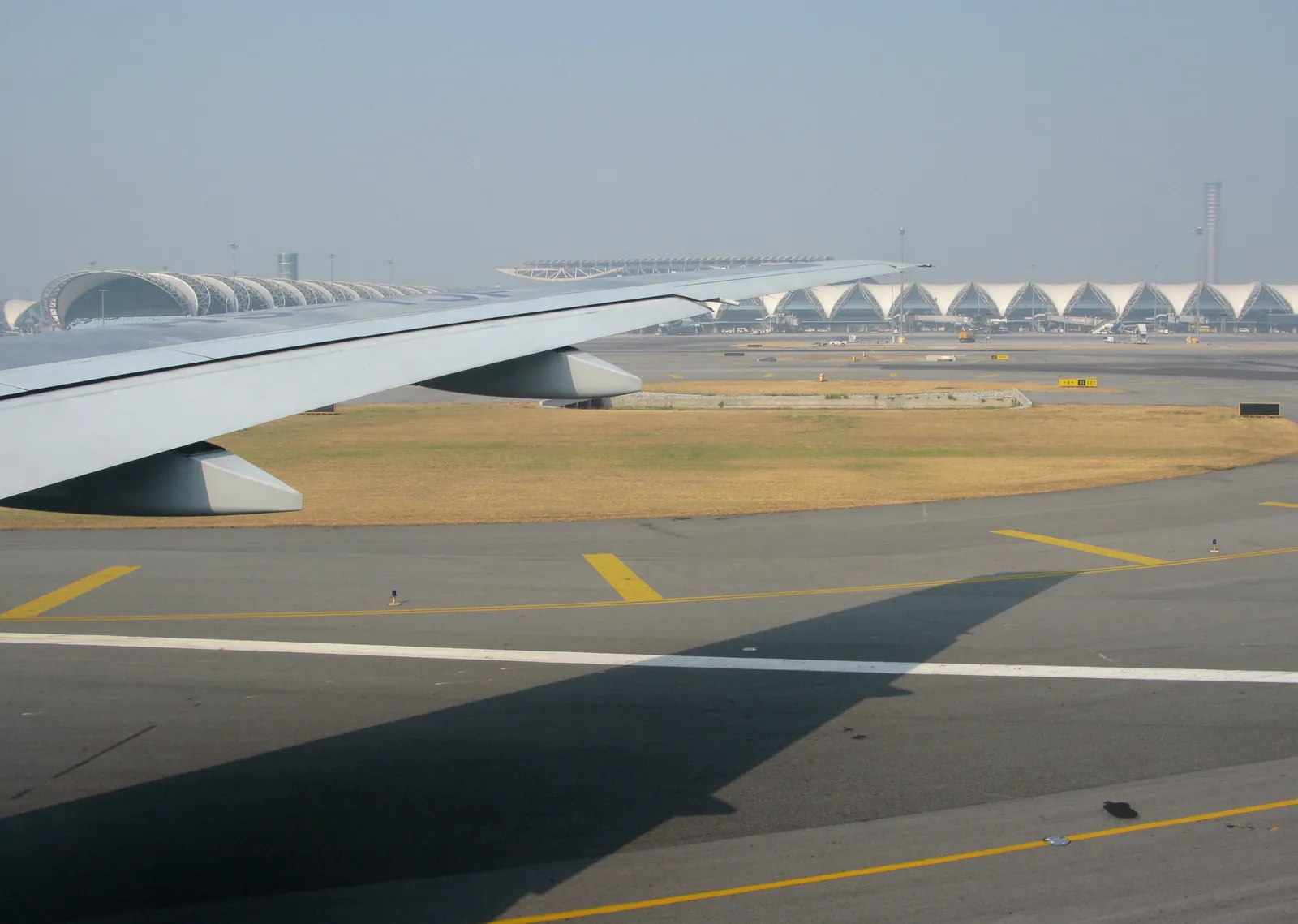 Aeromobili all'aeroporto Suvarnabhumi di Bangkok