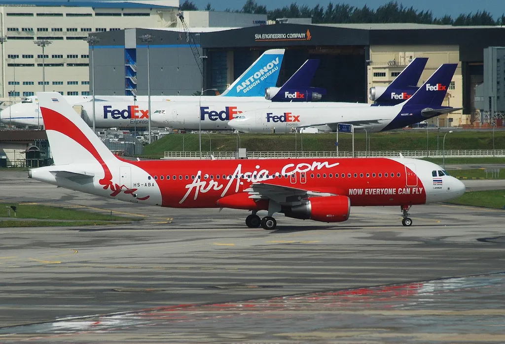 Airbus A320 di Thai AirAsia Airbus A320 di Thai AirAsia, compagnia low cost per i voli interni in Thailandia