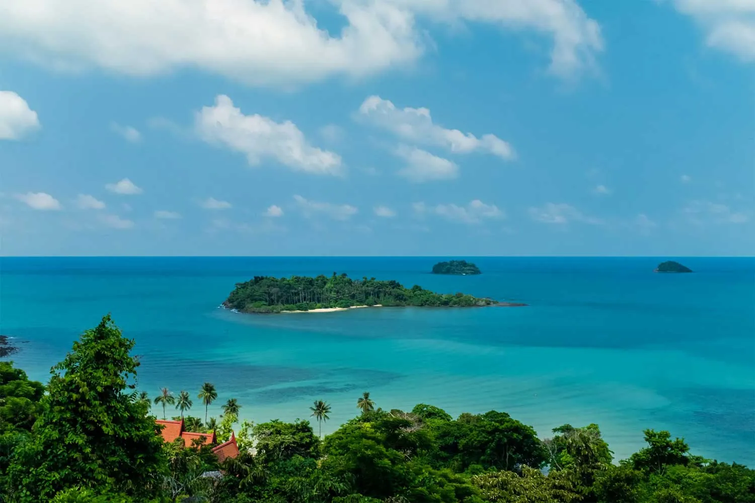panorama del mare di Koh Chang