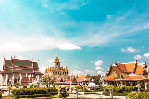 Panoramica del Palazzo Reale di Bangkok