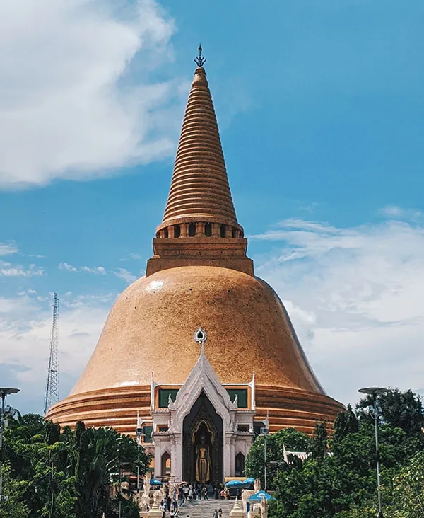 pagoda del XIX secolo del tempio Phra Pathom Chedi
