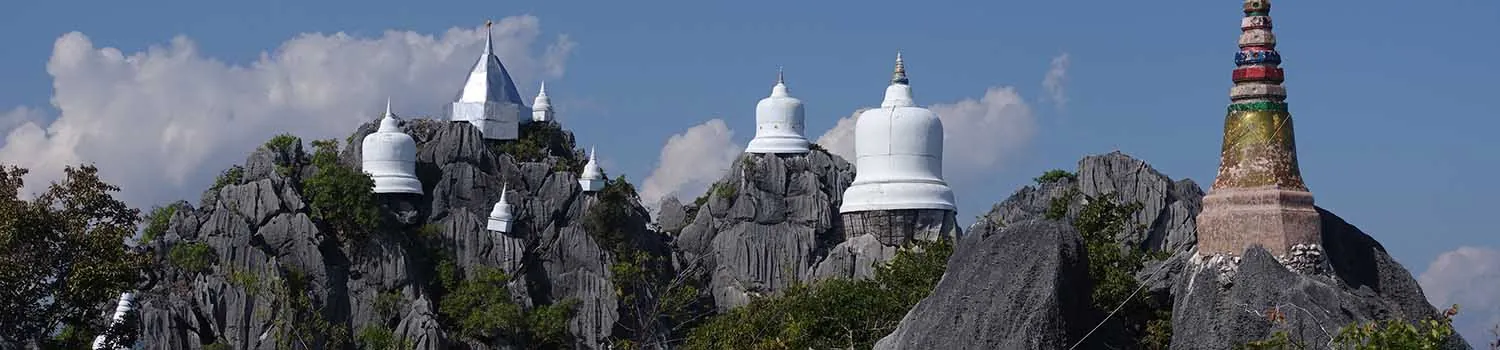 Le pagode di Lampang in Thailandia del nord